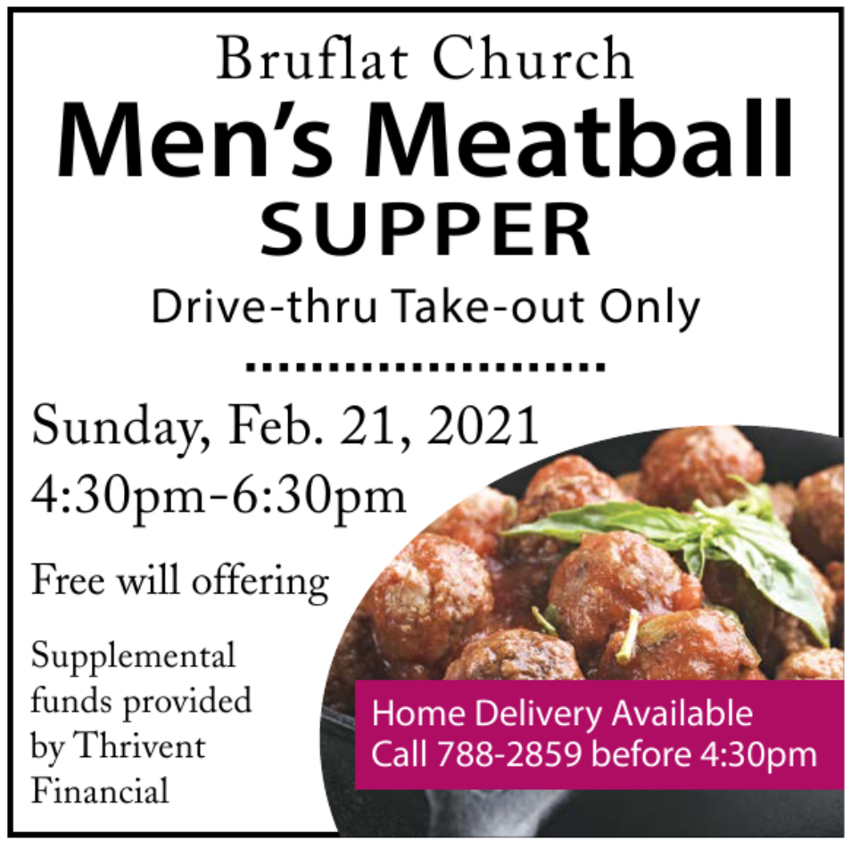 Bruflat Church Men's Meatball Supper